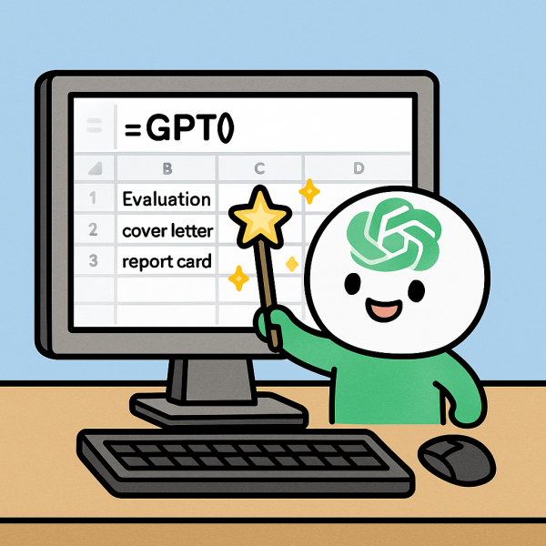 반복 업무 탈출! 구글 스프레드시트 GPT() 함수로 인사 평가·자소서·생기부 작성 10초 완성